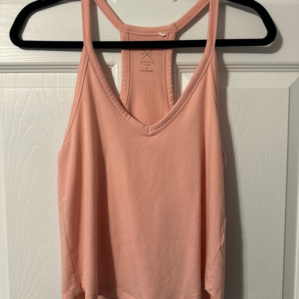 Pink/Orange Colored Sleeveless Tank Top